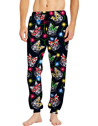 RAISEVERN Mens Sweatpants with Pockets Joggers for Men Sports Casual Sweat Pants with Drawstring