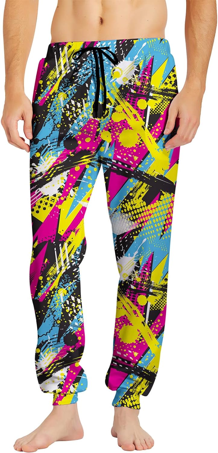 RAISEVERN Mens Sweatpants with Pockets Joggers for Men Sports Casual Sweat Pants with Drawstring