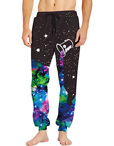RAISEVERN Mens Sweatpants with Pockets Joggers for Men Sports Casual Sweat Pants with Drawstring