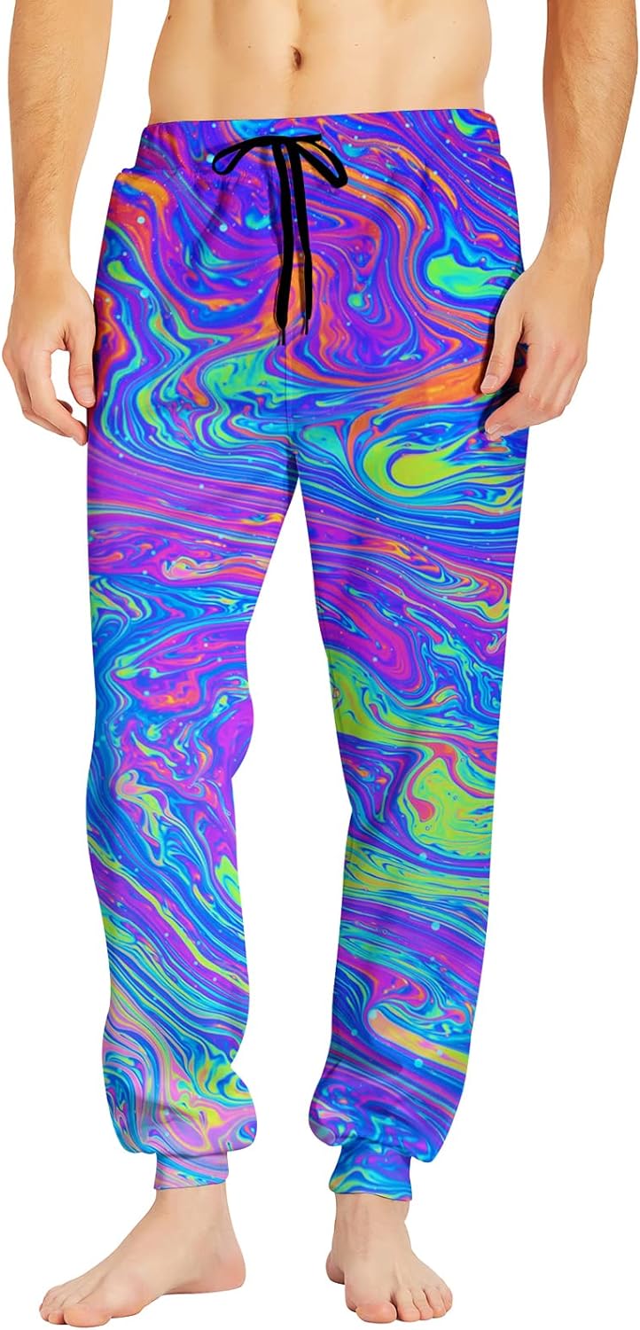 RAISEVERN Mens Sweatpants with Pockets Joggers for Men Sports Casual Sweat Pants with Drawstring