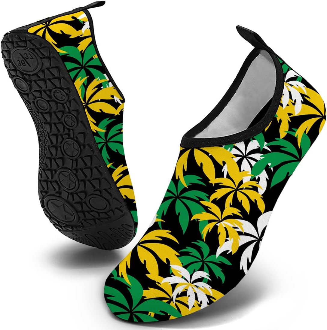 WEED WATER SHOES Water Shoes for Mens Womens Quick-Dry Aqua Socks Swim Beach Shoes for Outdoor Surfing Yoga